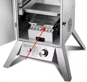 Fumeur <span class=keywords><strong>de</strong></span> viande commercial à 9 couches Four à fumée électrique pour <span class=keywords><strong>jambon</strong></span> saucisse baco/fumoir industriel pour poisson avec HJ-DSH-S50B <span class=keywords><strong>de</strong></span> contrôle <span class=keywords><strong>de</strong></span> la température - Product Image 6