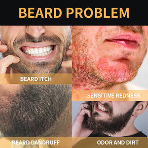 Huile de croissance pour barbe organique de marque privée bouteille d'huile pour barbe emballage kits d'huile pour barbe pour hommes OEM - Product Image 4