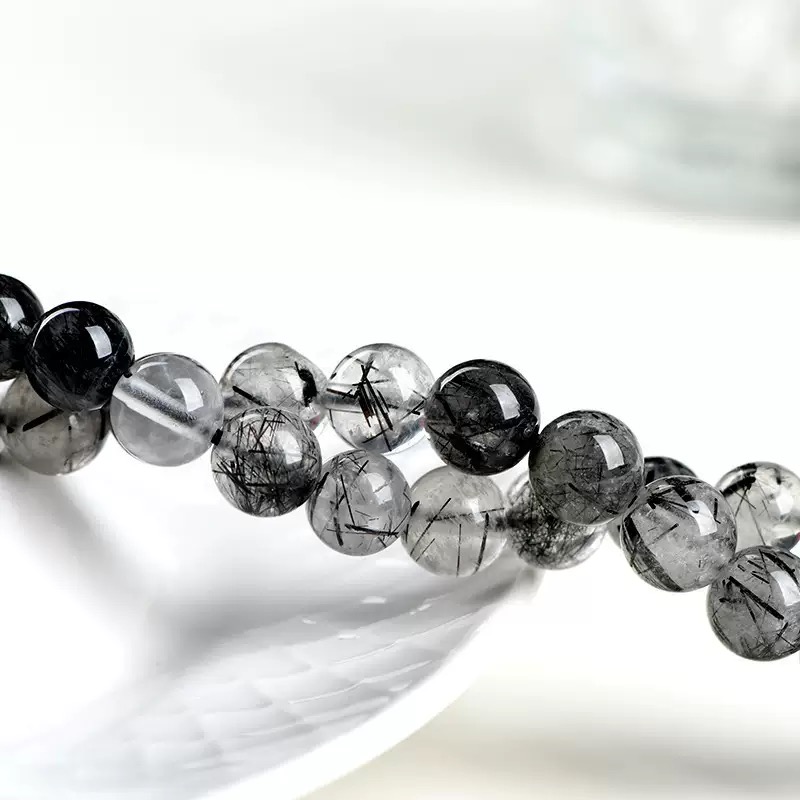 ลูกปัดสีดำ ขนาด 6-7 มม.