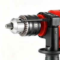 Taladro percutor con certificación CE, velocidad variable de 0-3000 RPM, para taladrar madera, hormigón y acero, 710 W, con mango auxiliar