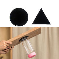 Tampons en gel réutilisables triangulaires et ronds pour fixer tout, logo personnalisé, tapis de voiture antidérapant et tampon en gel de fixation