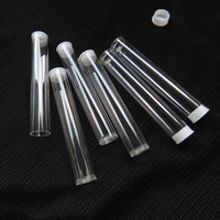 Tube en plastique souple transparent en gros avec couvercle, conteneur vide pour fard à paupières liquide, emballage cosmétique