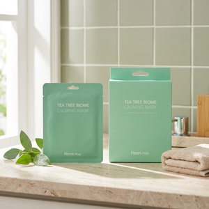 Beauty Joseon Korea Beauty Organic Tea <b>Tree</b> Biome Calming Moisturizing Probiotics Facial Sheet Mask Purified Water Sensitive - Product Image 2