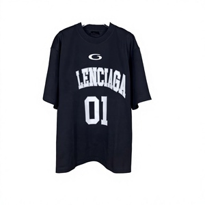 เสื้อฟุตบอลแขนสั้นลำลองคุณภาพสูงสำหรับผู้ชาย ปี 2025 ผ้าไหม/ผ้าฝ้าย พิมพ์ลายดิจิทัล ระบายอากาศได้ดี ทรงหลวม ผลิตจากโรงงาน - Product Image 2