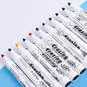 12 Colors Custom Perfect for Writing <b>Mirror</b> Calender Dry Erase Low Odor Whiteboard Marker Pen Set - Product Image 1