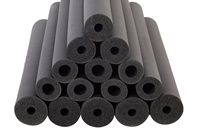 Tuyau en mousse NBR/PVC Tuyau flexible en mousse à cellules fermées Tuyau d'isolation thermique 2M Tube en caoutchouc mousse éponge
