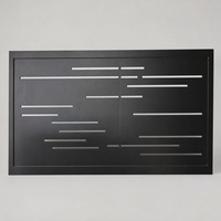 Panneau découpé au laser en aluminium 6063 sur mesure, feuille d'aluminium thermolaquée pour clôture de façade