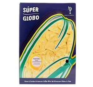 Set da Caffè e Vino Sper Globo, Piatto Piano Rotondo Rosso Pastello da 10 Pollici - Product Image 1