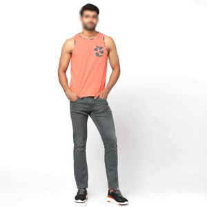 Wholesale Lightweight <b>Men</b> Tank Top Sleeves Activewear <b>Men's</b> Gym tank Top Wholesale Custom <b>Men's</b> <b>Singlet</b> Cotton tank Top - Product Image 3