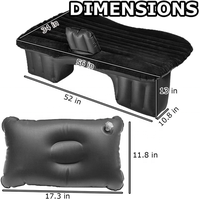 Offre Spéciale différents modèles peuvent être personnalisés lit SUV matelas pneumatique pour voiture matelas pneumatique gonflable voiture matelas pneumatique