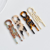 Nouvelle épingle à cheveux en acétate de style chinois rétro de 9 cm, élégante, durable, écologique, accessoires pour cheveux pour femmes