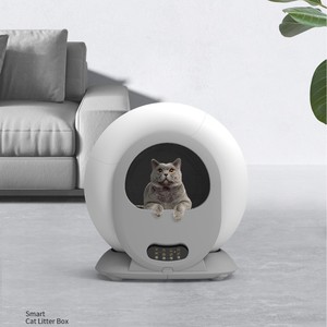 La caja de arena inteligente para gatos es pequeña en tamaño pero de gran capacidad, con orden de control totalmente automático con un solo clic - Product Image 1