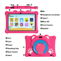 10,1 pulgadas Ram 6GB Rom 32GB Android Tablet para 3-12 años de edad Tablette Enfant con Wifi Bt niños tableta educativa Pc
