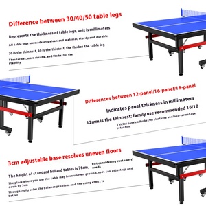 Mật độ trung bình fiberboard trong Nhà Đào Tạo 15mm hộ gia đình <span class=keywords><strong>ping</strong></span> <span class=keywords><strong>pong</strong></span> bảng, có thể gập lại trong nhà tiêu chuẩn Mô hình đơn giản mà không có bánh xe - Product Image 5