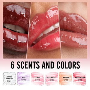 Tinte Labial Transparente Hidratante de Larga Duración con Aroma a Fruta en 6 Tonos, Aceite Labial Líquido Hidratante para Labios Voluminosos, Vegano - Product Image 3