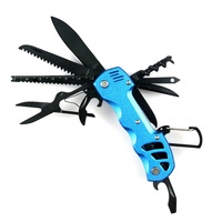 Couteau de poche multifonctionnel en fer pour le camping, la voiture, les cadeaux d'extérieur, la commodité domestique, outil combiné créatif EDC, kraft