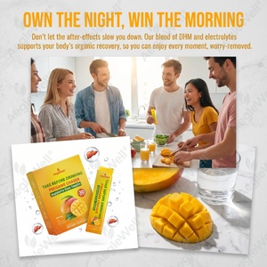 Aeglewell Pre-Drinks Pregame Chaser, Barritas de Gelatina con Electrolitos DHM, Vitaminas B y C, Prevención de la <span class=keywords><strong>Resaca</strong></span>, Suplemento para la Salud del Hígado - Product Image 3