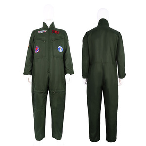 Traje de vuelo militar verde mango para Halloween, disfraz de cosplay, mono para adultos, actuación escénica - Product Image 1