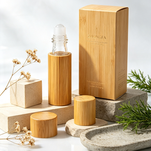 Flacon cosmétique en bois haut de gamme personnalisé pour savon liquide avec logo sur mesure, style européen, contenant de savon rechargeable - Product Image 5