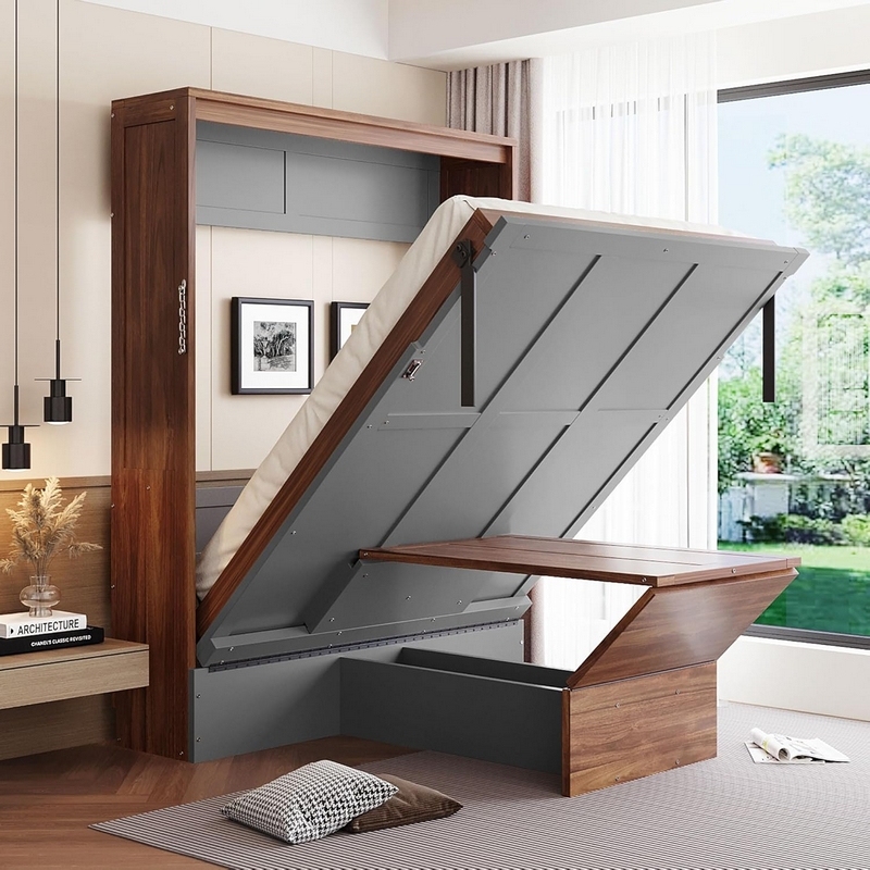 Modern Nordic Style White Queen Size