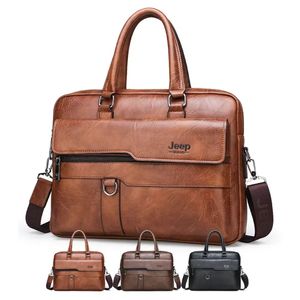 Borsa alla moda del cuoio dell'unità di elaborazione degli uomini di alta qualità, borsa <span class=keywords><strong>a</strong></span> tracolla di qualità di affari, borsa - Product Image 1