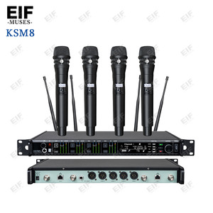 ระบบไมโครโฟนไร้สายแบบมือถือ 4 ช่อง AD4Q BETA87A KSM8/9/11 พร้อมตัวรับสัญญาณสำหรับร้องเพลง - Product Image 4