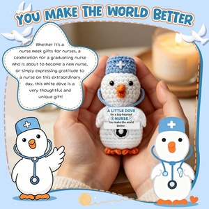Ganso <span class=keywords><strong>de</strong></span> Peluche <span class=keywords><strong>de</strong></span> Ganchillo Positivo, Regalos para la Semana <span class=keywords><strong>de</strong></span> la <span class=keywords><strong>Enfermera</strong></span>, Regalo <span class=keywords><strong>de</strong></span> Graduación <span class=keywords><strong>de</strong></span> Enfermería, Regalo <span class=keywords><strong>de</strong></span> Agradecimiento para Enfermeras Registradas - Product Image 3