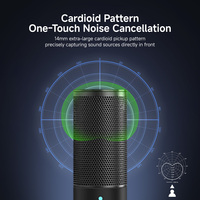 Nuovo Modello Yarmee Microfono a Condensatore USB-C 24bit 192kHz Cardioide con Supporto RGB per Registrazione Vocale