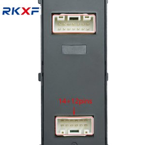 Mazda CX-4 16 phía trước bên trái quyền lực tổng thể điều khiển cửa sổ chuyển đổi GV9T-66-350 New 12V ABS + PA66 ON-OFF chuyển đổi rkxf RK-1330A Đen - Product Image 5