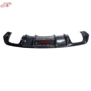 Alerón de patrón de carbono ABS de alta calidad con luz LED para <span class=keywords><strong>Audi</strong></span> <span class=keywords><strong>A3</strong></span> S3 difusor de parachoques trasero <span class=keywords><strong>Bodykit</strong></span> 14-16 - Product Image 2