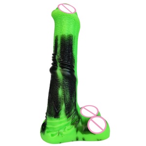 YOCY131 Dildo de Caballo, Pene Animal Enorme de 10 Pulgadas de Largo, Dildos Realistas de Silicona, Masturbador para Hombres, Juguetes Sexuales con Textura para Mujeres - Product Image 2