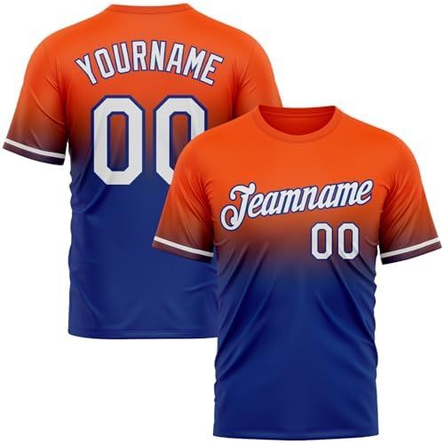 Orange et bleu roi