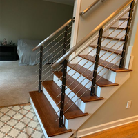 Balustrade en acier inoxydable de style moderne, balustrade, escalier, balustrade