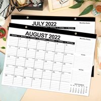 Nouveau design, calendrier mural créatif 365 jours, 18 mois, de janvier 2026 à décembre 2027, calendrier mural anglais personnalisé