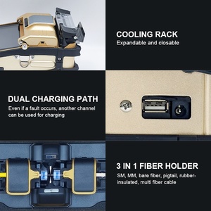 เครื่องเชื่อมต่อใยแก้วนำแสง AI-8C FTTH แบบมัลติฟังก์ชั่น 6 มอเตอร์ โฟกัสอัตโนมัติ เชื่อมต่อรวดเร็ว รองรับ <span class=keywords><strong>WIFI</strong></span> 4G 3G - Product Image 5