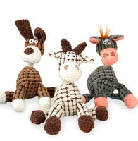 Jouet à mâcher pour chien et chat, jouet interactif en peluche douce avec son, fournitures pour chiens et chats en gros