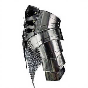 Gilet en maille d'acier inoxydable plaqué argent, forme irrégulière, vêtement de mode, armure, design métallique soudé - Product Image 2