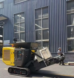 Tragbare Mini-Raupen-Backenbrecheranlage mit Wechselstrommotor für Beton-, Stein- und Gesteinszerkleinerung - Product Image 5