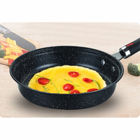 Vente directe de cuisine cuisson gril à frire pierre noire Maifan 3 pièces ustensiles de cuisine antiadhésifs batterie de cuisine