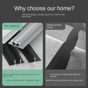 Profil de <span class=keywords><strong>plafond</strong></span> suspendu en alliage d'aluminium au design moderne Bande de fermeture carrée Ligne décorative pour toilettes Panneau de gypse - Product Image 4