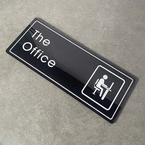 Durable <b>Acrylic</b> Office Door Sign Fast Delivery From Canada Metal Name <b>Board</b> for Home Business School Apartment Outdoor Hotel - Product Image 3