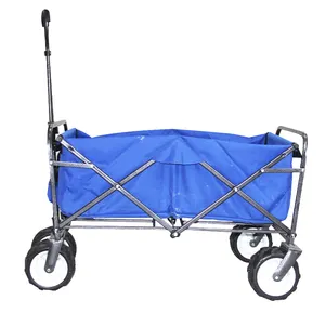 Katlanır vagon açık bahçe parkı programı çocuklar katlanabilir vagon taşınabilir plaj kamp katlanabilir market arabası - Product Image 3