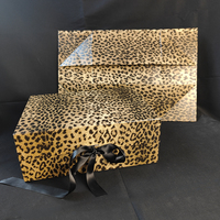 Boîte magnétique personnalisée AOPA avec ruban |   Emballage rigide pliable pour cadeaux de vêtements de luxe