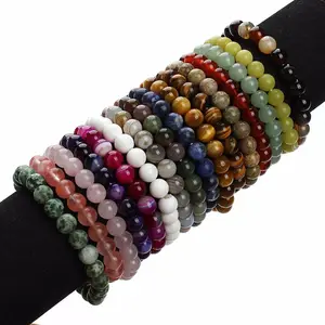 Mais recente modelo de pedra bead bracelet jóias para homens