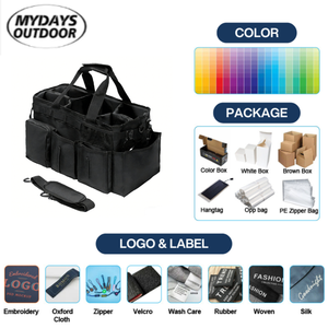 Organisateur d'outils de nettoyage extérieur Mydays, sac de rangement grande capacité pour les fournitures d'entretien et l'utilisation par les techniciens CVC - Product Image 2