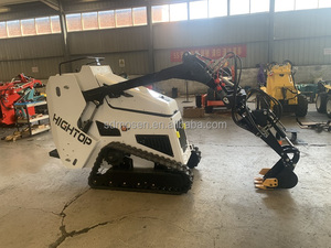 中国小型反铲滑行履带式装载机，带柴油/汽油/锂电池发动机 - Product Image 4