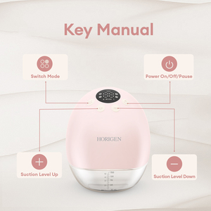 Tire-lait électrique portable rechargeable mains libres double, silencieux, avec détection du niveau de lait - Product Image 2