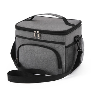 Bolsa térmica para el almuerzo, color azul marino, nevera portátil para viajes, picnic, impermeable, a prueba de fugas - Product Image 4