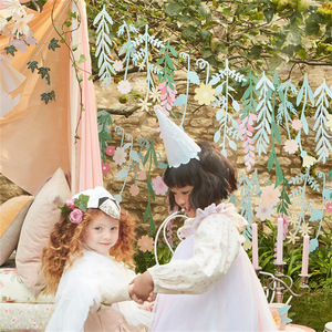 DAMAI Party Supplies Birthday Party Children's Room Hanging Ornaments Fresh Double-Sided Flower Paper <b>Banner</b> for Outdoor Party - Product Image 5