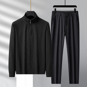 Logotipo personalizado Pantalones casuales de los hombres en otoño invierno diario de negocios cálido Pantalones rectos deportes al aire libre traje de Montañismo de los hombres - Product Image 3